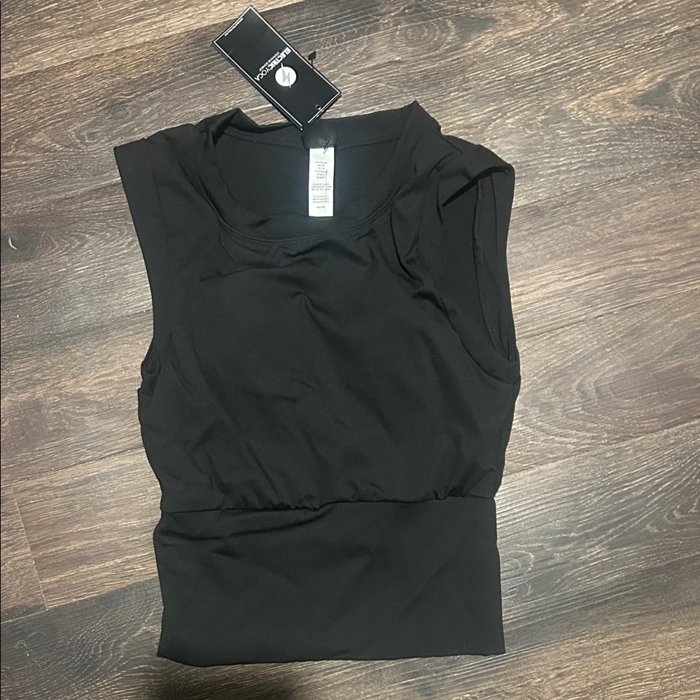 Electric Yoga Black Sleeveless Top